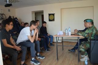Молодежь Караганды встретились с воинами-афганцами